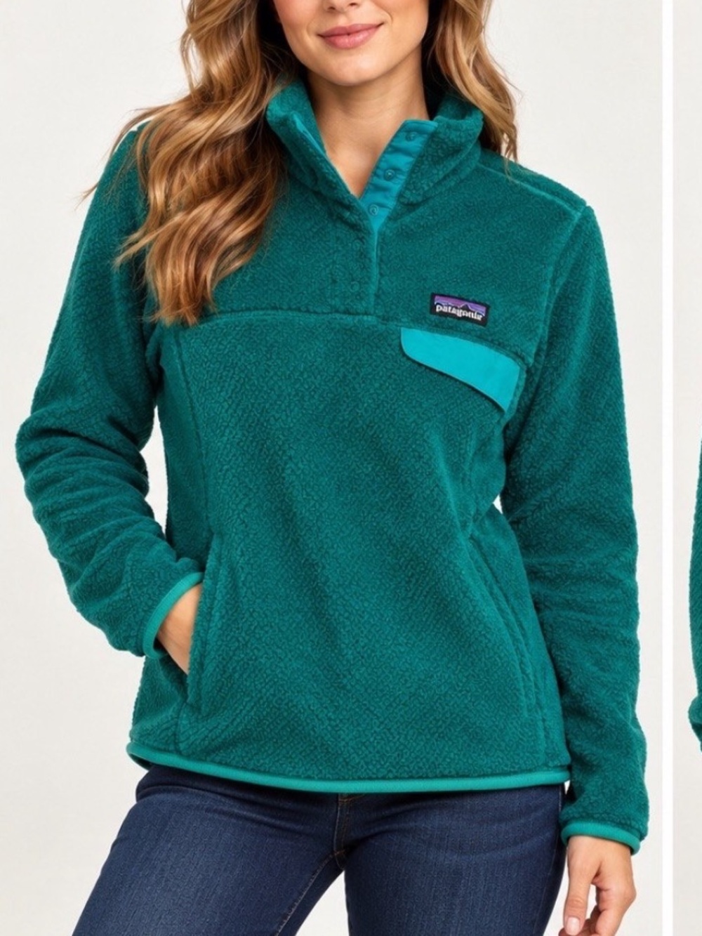 Patagonia Emerald Fleece outdoor hoodie shirt Medium